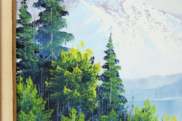 Bob Ross Painting Signed Original Oil on 18x24 Canvas w/ Bob Ross Inc COA