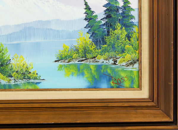 Bob Ross Painting Signed Original Oil on 18x24 Canvas w/ Bob Ross Inc COA