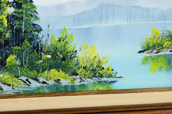 Bob Ross Painting Signed Original Oil on 18x24 Canvas w/ Bob Ross Inc COA