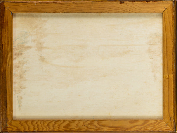 Bob Ross original oil on canvas landscape (1979), echoing "The Joy of Painting" aesthetic with serene winter scenery. Signed, and accompanied by a certificate of authenticity from Bob Ross Inc.