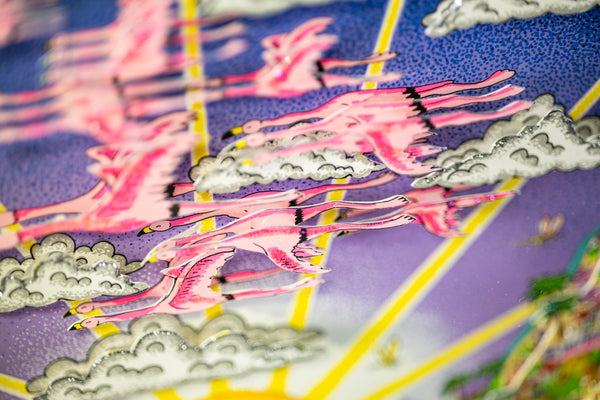 Charles Fazzino Along Sunshine State 3D Serigraph Signed Edition of 350