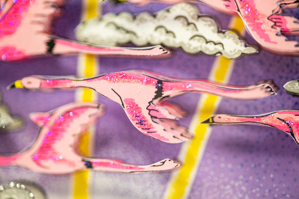 Charles Fazzino Along Sunshine State 3D Serigraph Signed Edition of 350