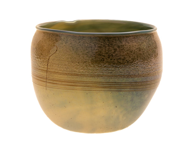 Dale Chihuly Early Cerulean Sand Basket Signed 1979 Hand Blown Glass