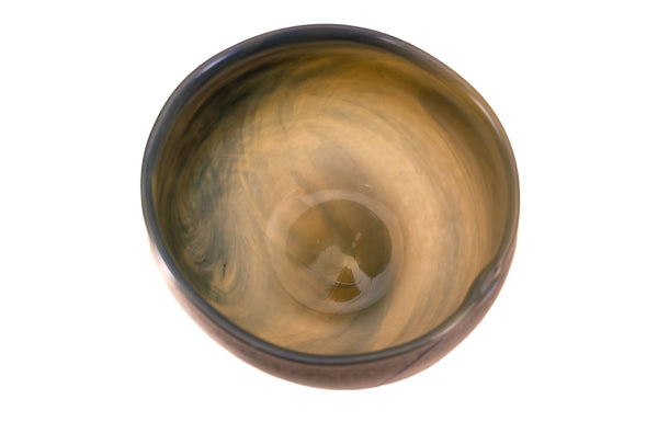 Dale Chihuly Early Cerulean Sand Basket Signed 1979 Hand Blown Glass