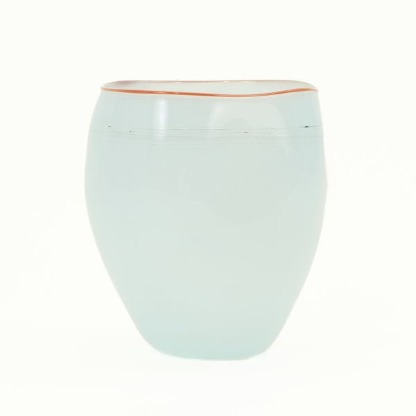 Dale Chihuly, 1979 Ice Blue Baden Tabac Pilchuck Basket Signed Hand Blown Glass