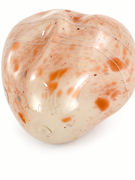 Dale Chihuly, Peach Basket, 1979 Signed Early Era Hand Blown Glass