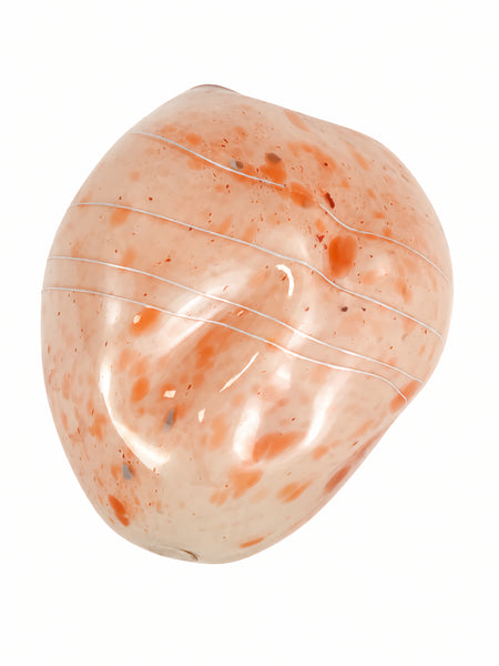 Dale Chihuly, Peach Basket, 1979 Signed Early Era Hand Blown Glass