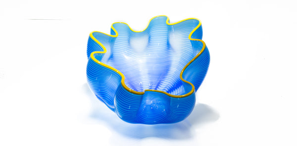 Dale Chihuly, Larkspur Blue Seaform Set, Sold Out Portland Press Signed Edition