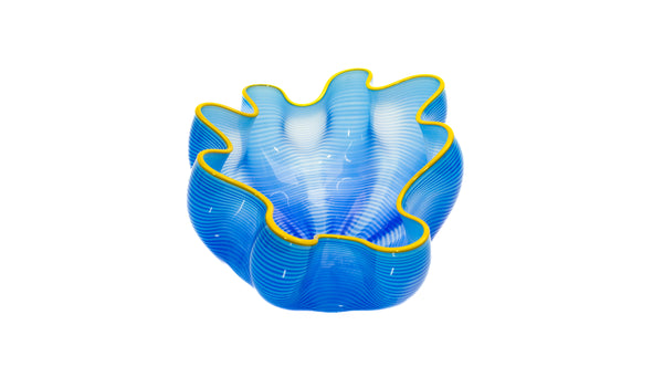 Dale Chihuly, Larkspur Blue Seaform Set, Sold Out Portland Press Signed Edition