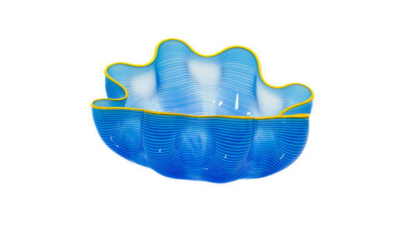 Dale Chihuly, Larkspur Blue Seaform Set, Sold Out Portland Press Signed Edition