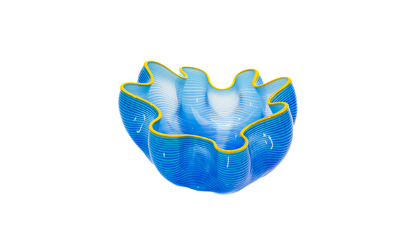 Dale Chihuly, Larkspur Blue Seaform Set, Sold Out Portland Press Signed Edition