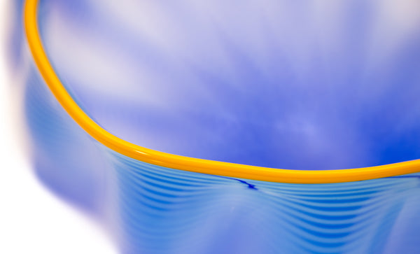Dale Chihuly, Larkspur Blue Seaform Set, Sold Out Portland Press Signed Edition
