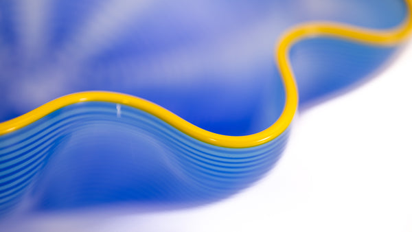 Dale Chihuly, Larkspur Blue Seaform Set, Sold Out Portland Press Signed Edition