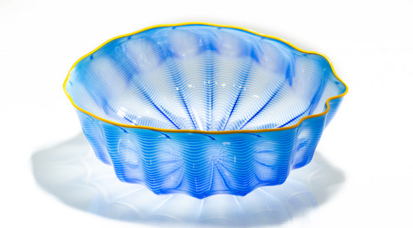 Dale Chihuly, Larkspur Blue Seaform Set, Sold Out Portland Press Signed Edition