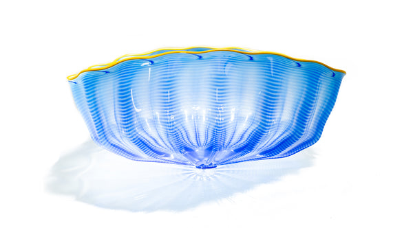 Dale Chihuly, Larkspur Blue Seaform Set, Sold Out Portland Press Signed Edition