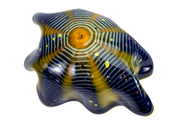 Dale Chihuly Indigo Macchia Signed Portland Press 2005 Edition Handblown Glass