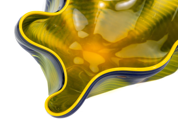 Dale Chihuly Indigo Macchia Signed Portland Press 2005 Edition Handblown Glass