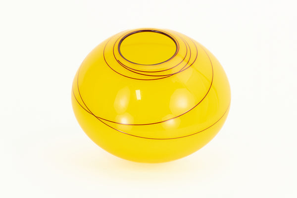 Dale Chihuly, Jasmine Basket Pair, Signed Portland Press 2010 Hand-Blown Glass
