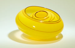 Dale Chihuly, Jasmine Basket Pair, Signed Portland Press 2010 Hand-Blown Glass