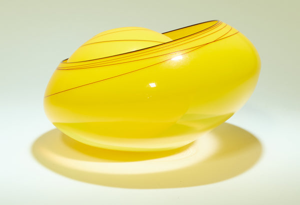 Dale Chihuly, Jasmine Basket Pair, Signed Portland Press 2010 Hand-Blown Glass