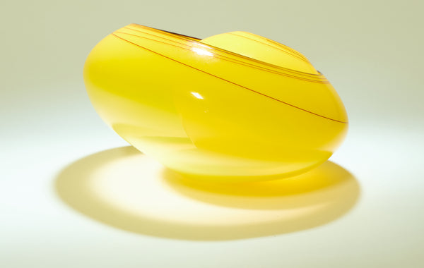 Dale Chihuly, Jasmine Basket Pair, Signed Portland Press 2010 Hand-Blown Glass