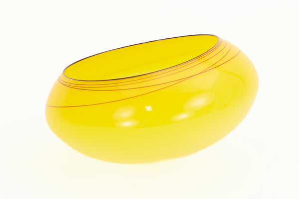 Dale Chihuly, Jasmine Basket Pair, Signed Portland Press 2010 Hand-Blown Glass