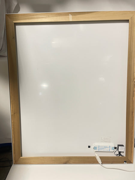 Dale Chihuly, Peacock Blue Float, Large 52" Original Lightbox Painting