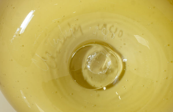 Dale Chihuly Blanket Soft Cylinder Signed 1980 Handblown Glass