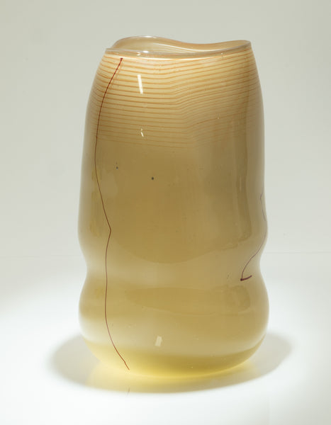 Dale Chihuly, Blanket Soft Cylinder, Signed 1980 Handblown Glass