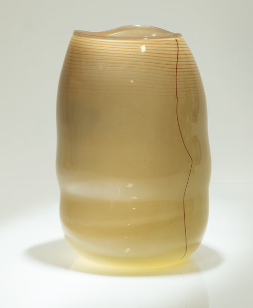 Dale Chihuly, Blanket Soft Cylinder, Signed 1980 Handblown Glass