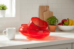 Dale Chihuly's, Bonfire Basket Set, a hand blown glass work inscribed "Chihuly PP03" and accompanied by a gallery certificate of authenticity