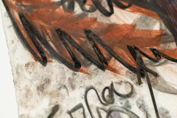 Dale Chihuly Original Signed Charcoal Venetian Drawing 89/1479