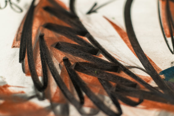 Dale Chihuly Original Signed Charcoal Venetian Drawing 89/1479