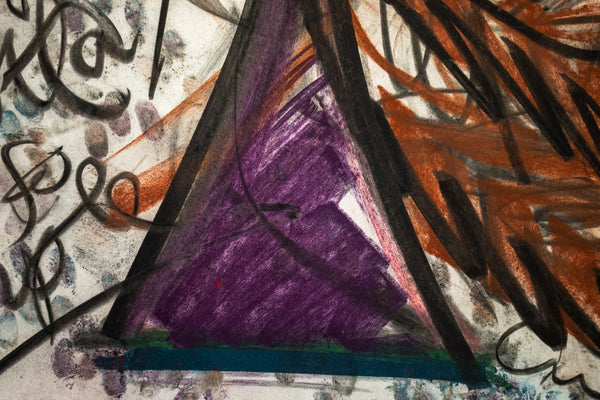 Dale Chihuly Original Signed Charcoal Venetian Drawing 89/1479