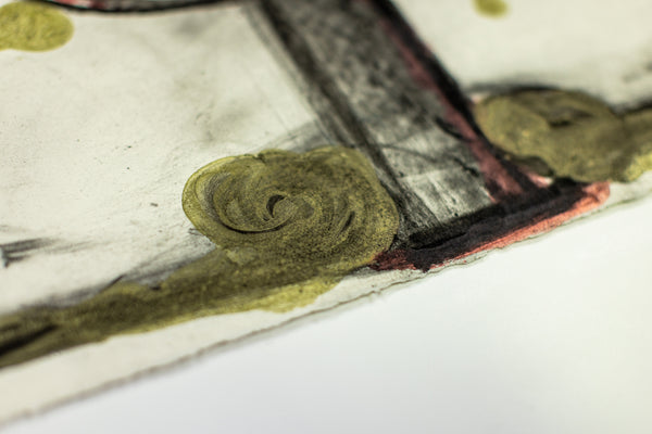 Dale Chihuly Original Charcoal Japan Drawing 89/1426