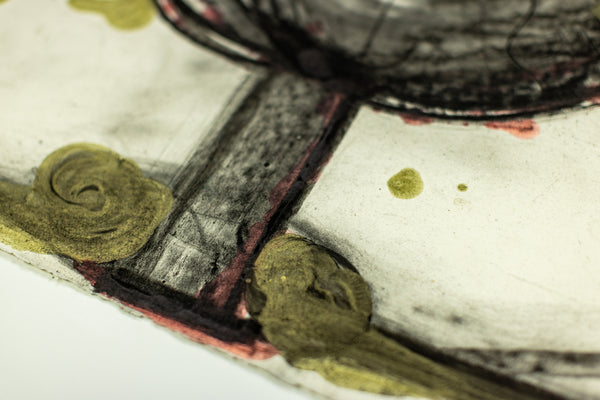 Dale Chihuly Original Charcoal Japan Drawing 89/1426