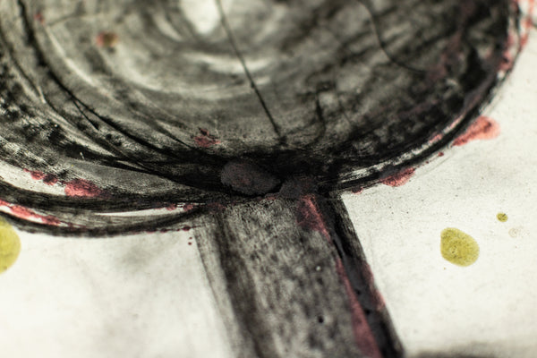 Dale Chihuly Original Charcoal Japan Drawing 89/1426