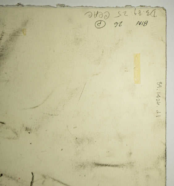 Dale Chihuly Original Charcoal Japan Drawing 89/1426