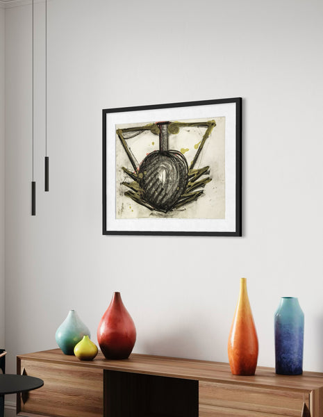 Dale Chihuly, Original Charcoal Japan Drawing 89/1426