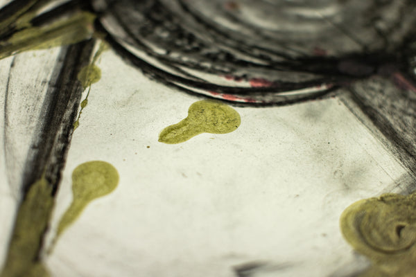 Dale Chihuly Original Charcoal Japan Drawing 89/1426