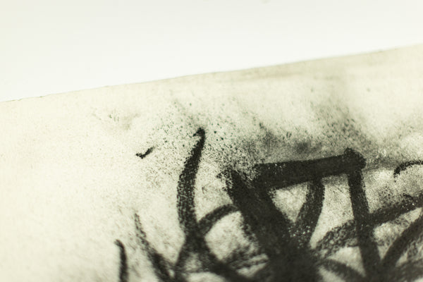 Dale Chihuly Original Signed Charcoal Japan Drawing 90/1457