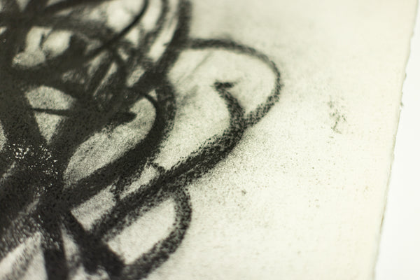 Dale Chihuly Original Signed Charcoal Japan Drawing 90/1457