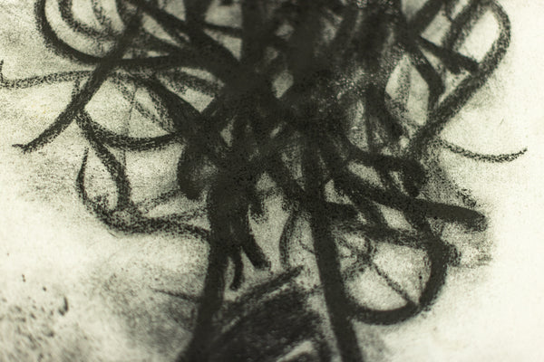 Dale Chihuly Original Signed Charcoal Japan Drawing 90/1457