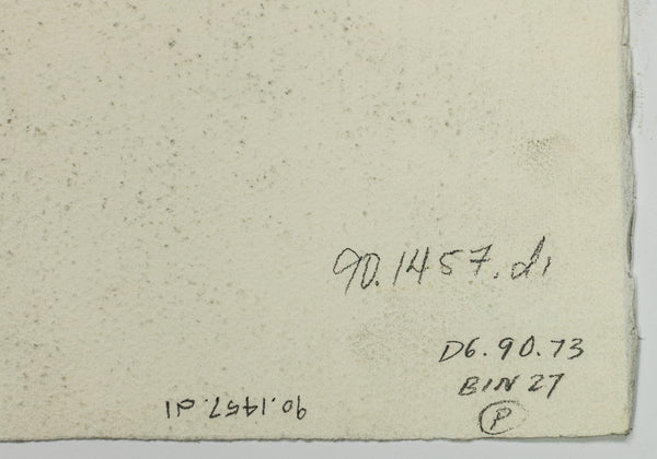 Dale Chihuly Original Signed Charcoal Japan Drawing 90/1457