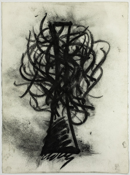 Dale Chihuly, Original Signed Charcoal Japan Drawing 90/1457