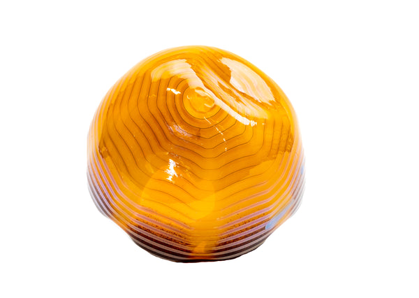 Dale Chihuly Cinnamon Macchia 2001 Portland Press Signed Hand Blown Glass