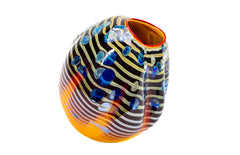 Dale Chihuly, Cinnamon Macchia - 2001 Portland Press Signed Hand Blown Glass