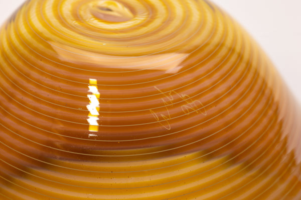 Dale Chihuly Coral Basket Signed 1998 Hand-Blown Glass