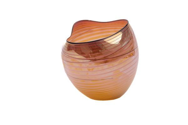 Dale Chihuly Coral Basket Signed 1998 Portland Press Handblown Glass