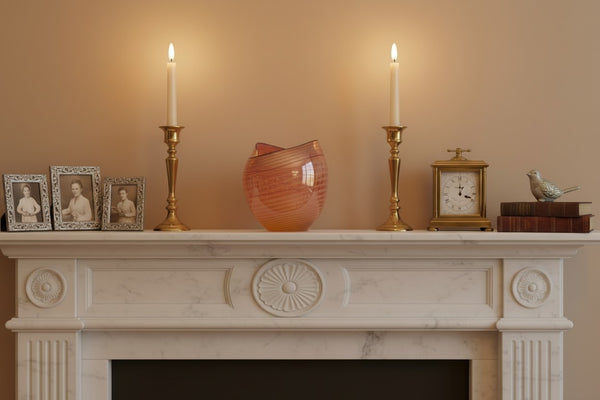 Dale Chihuly Coral Basket Signed 1998 Portland Press Handblown Glass